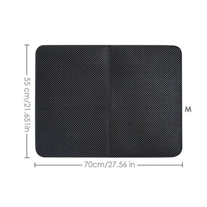 Cat Litter Mat EVA Double-Layer Cat Mat Litter Trapper Mats with Waterproof Bottom Layer Non-Slip Pet Litter Cat Bed Mat